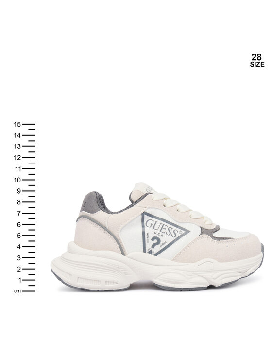 Guess Sneakersy Guess N5BZ09 L0880 Biela