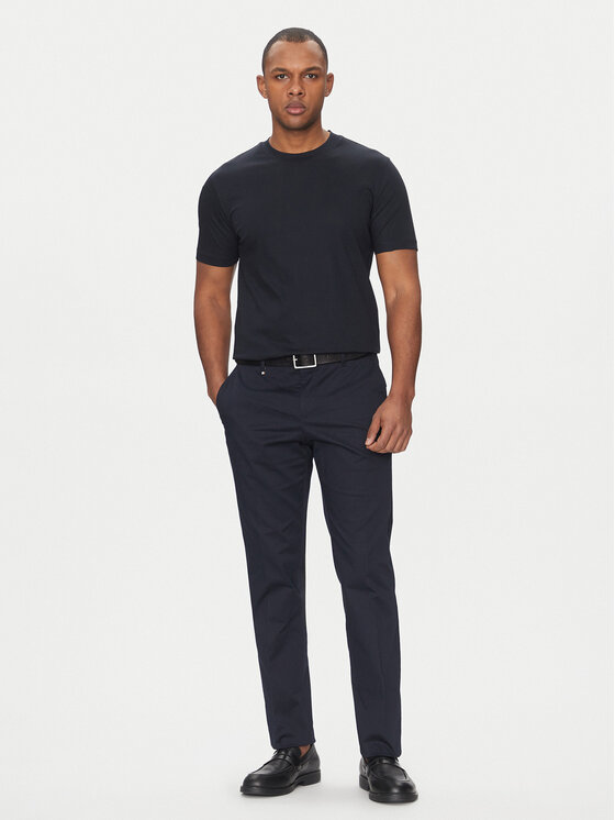 BOSS BOSS Футболка H-Tessler 17 50523931 Cиній Slim Fit