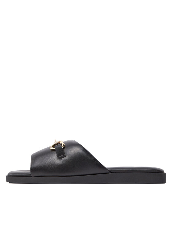 LOVE MOSCHINO Klapki LOVE MOSCHINO JA28382G0IIA0000 Czarny