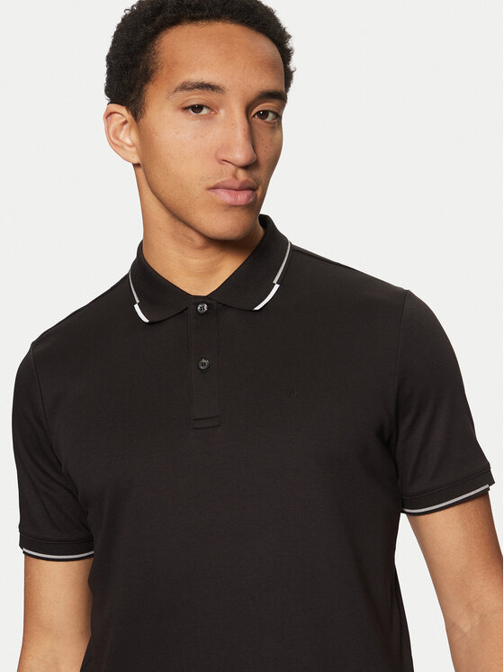 Calvin Klein Calvin Klein Pólóing K10K114130 Fekete Regular Fit