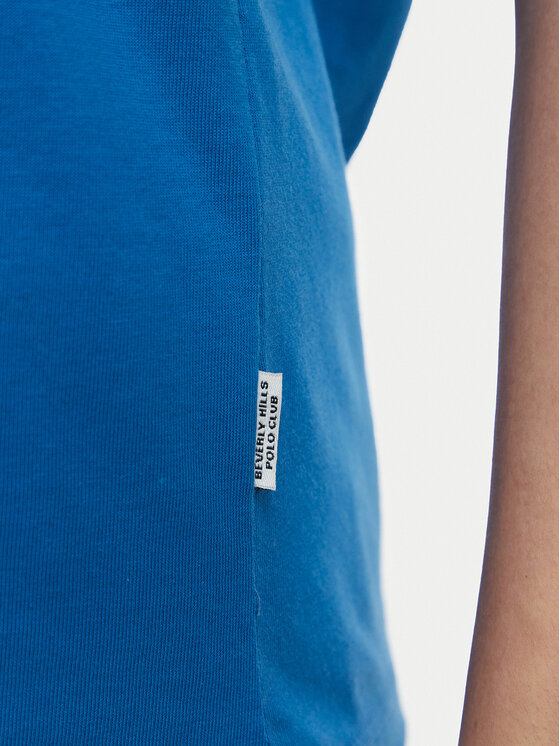 Beverly Hills Polo Club Beverly Hills Polo Club Camiseta P-SS26W-TS516518 Azul Regular Fit