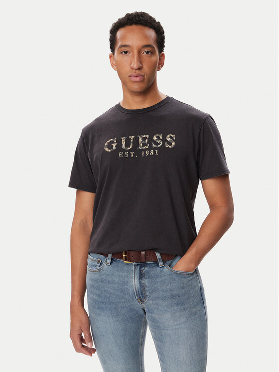 Guess Guess Camiseta M6BI73 K6674 Gris oscuro Regular Fit