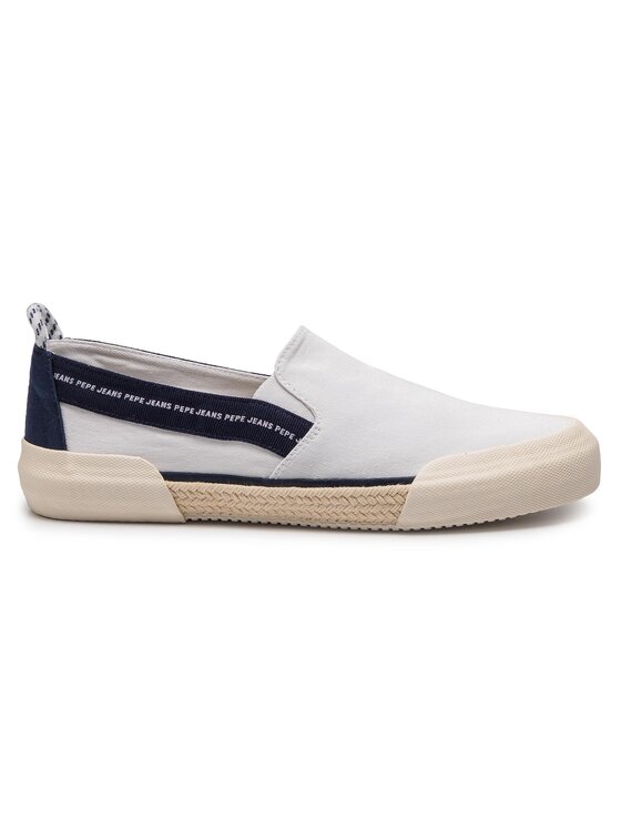 Pepe Jeans Espadrilky Pepe Jeans Cruise Slip On Men PMS10277 Bílá