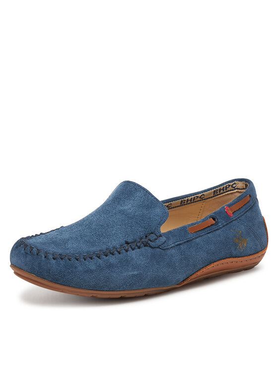 Beverly Hills Polo Club Mokasíny Beverly Hills Polo Club WB-VIESTE-07 Modrá