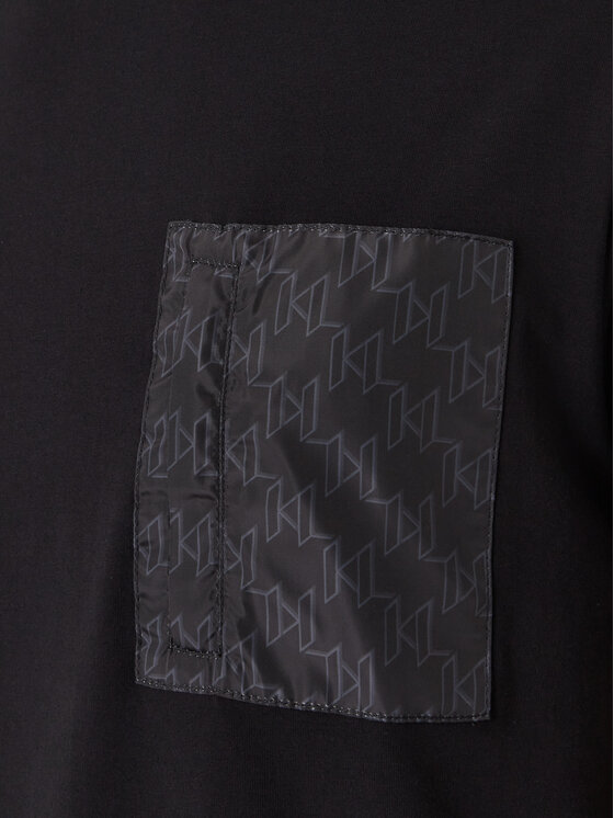 KARL LAGERFELD KARL LAGERFELD Camiseta 755031 561221 Negro Regular Fit