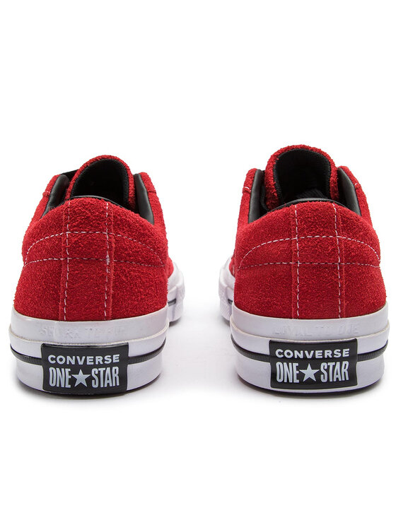 Converse Tenisówki Converse One Star Ox 163246C Czerwony
