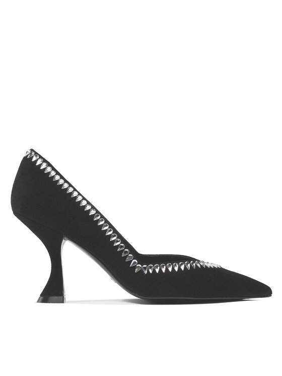 Stuart Weitzman Обувки на ток Stuart Weitzman Gemcut Xcurve 85 Pum SD143 Черен