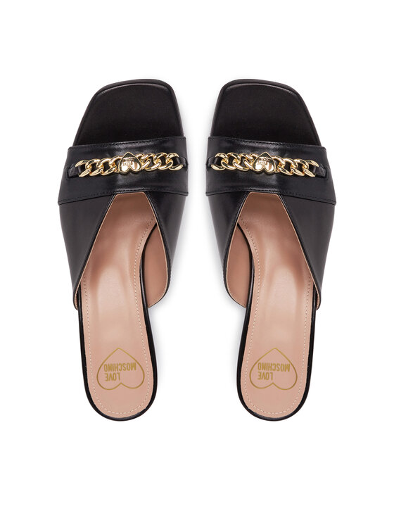 LOVE MOSCHINO Шльопанці LOVE MOSCHINO JA28475G0MIE0000 Чорний