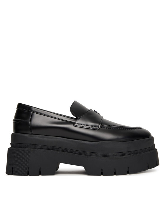 HUGO Loafersy HUGO Kris 50548194 Czarny
