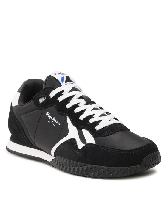 Pepe Jeans Sneakersy Pepe Jeans Holland Serie 1 PMS30758 Czarny