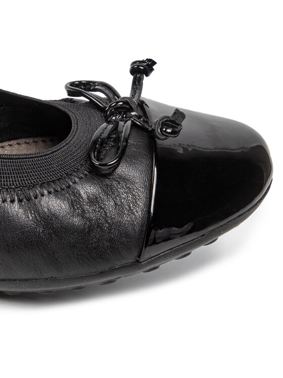 Geox Baleriny Geox J Piuma Bal F J11B0F 03902 C9999 D Czarny