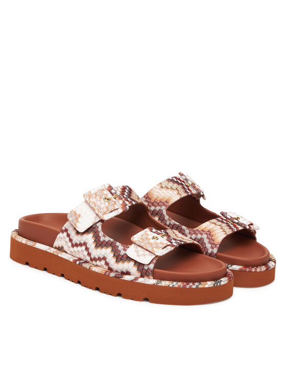 M Missoni Шльопанці M Missoni Clea MWF111_064 Коричневий