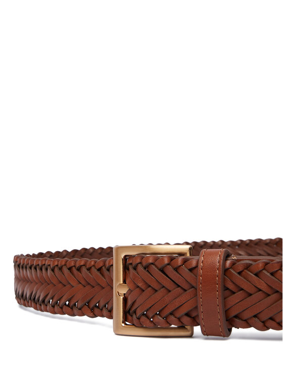 Tommy Hilfiger Колан Tommy Hilfiger Th Soho Braid AM0AM14776 Кафяв