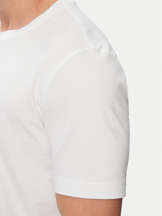 BOSS BOSS Camiseta Network Flag 50566853 Blanco Regular Fit