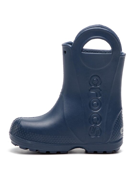 Crocs Гумові чоботи Crocs Handle It Rain Boot Kids 12803 Cиній