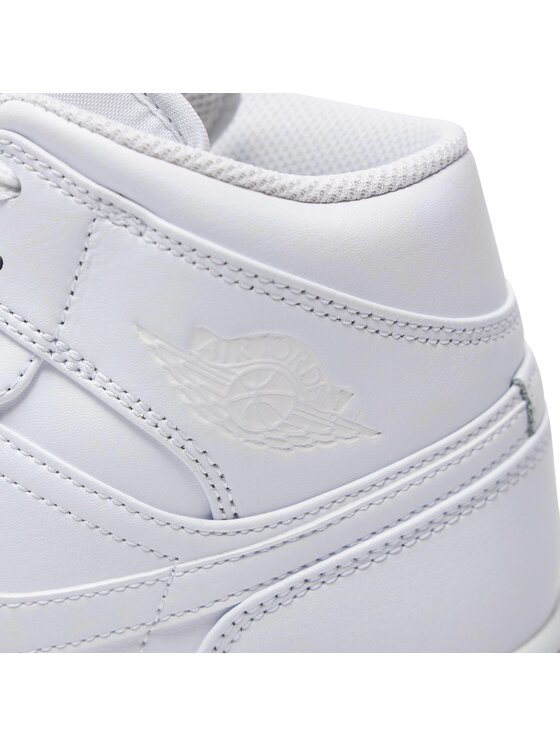 Nike Laisvalaikio batai Nike Air Jordan 1 Mid 554724 136 Balta