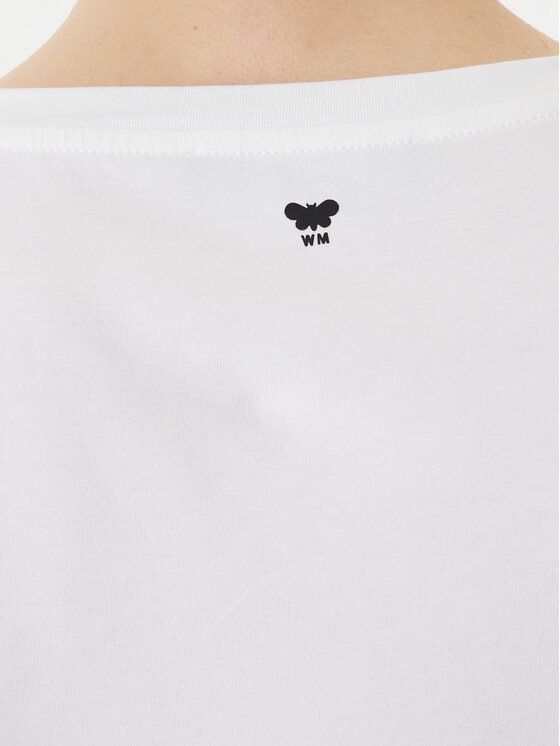Weekend Max Mara Weekend Max Mara Camiseta Multib 2615971021 Blanco Regular Fit