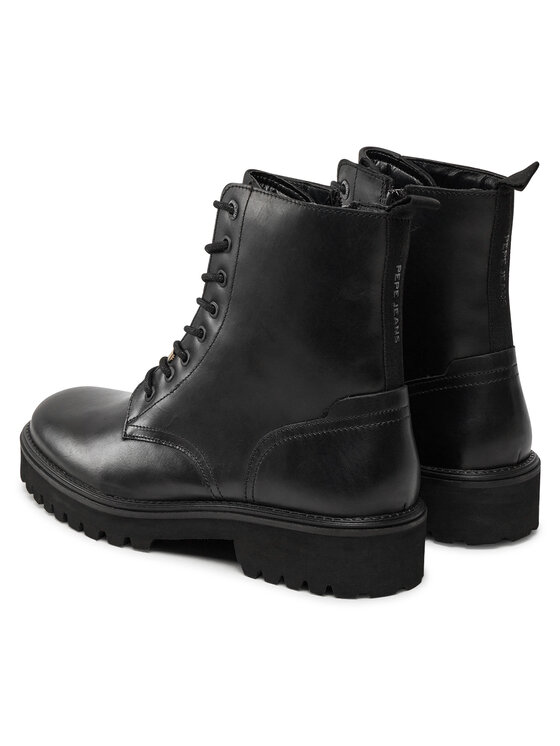 Pepe Jeans Outdoorová obuv Pepe Jeans Durham Combat PMS50254 Čierna