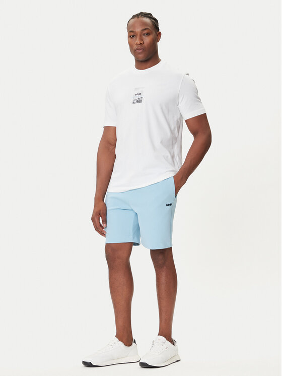 BOSS BOSS Camiseta Photoprint 50545869 Blanco Relaxed Fit