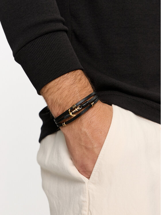 U.S. Polo Assn. Náramek U.S. Polo Assn. JW9094BR Černá