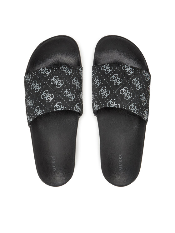 Guess Klapki Guess FMJTOK ELL19 Czarny