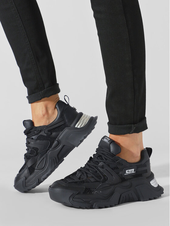 Steve Madden Сникърси Steve Madden Kingdom Sneaker SM11002519 SM11002519-915 Черен