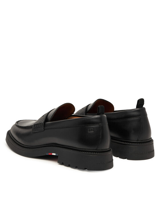 Tommy Hilfiger Loafers Tommy Hilfiger Corporate Casual FM0FM05968 Čierna