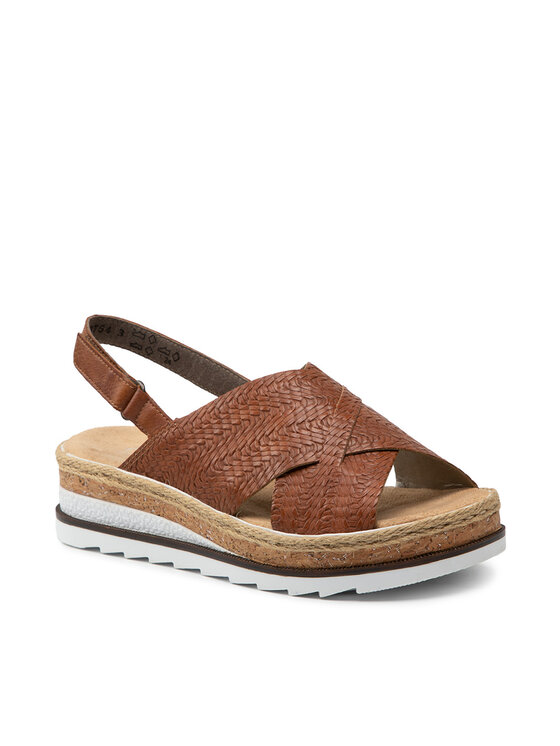 Rieker Espadrilės Rieker V79B4-25A Ruda
