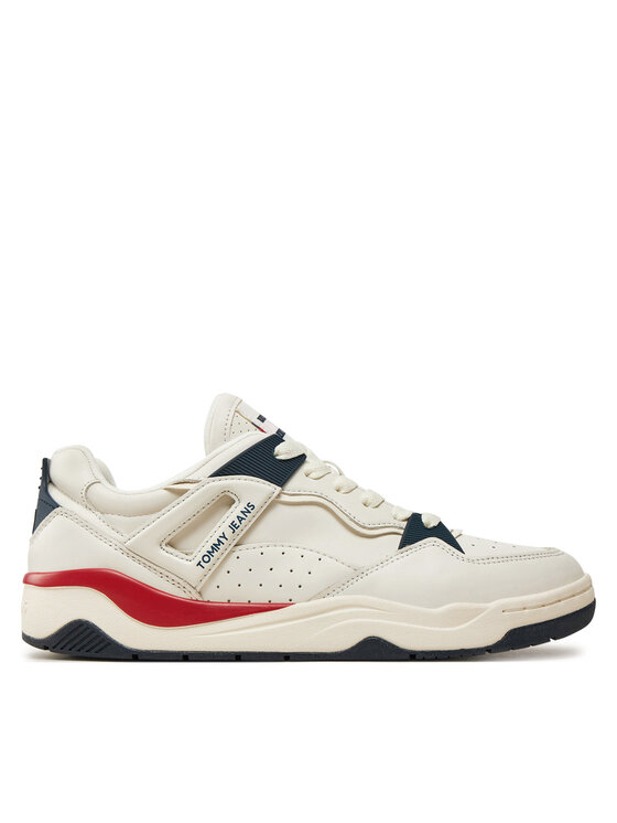 Tommy Jeans Sneakers Tommy Jeans Tjm Ultra Basket Sneaker EM0EM01493 Alb
