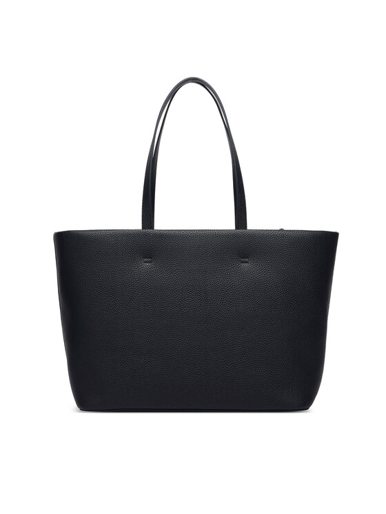 Tommy Hilfiger Kabelka Tommy Hilfiger Th Corp Ess Tote AW0AW19334 Tmavomodrá