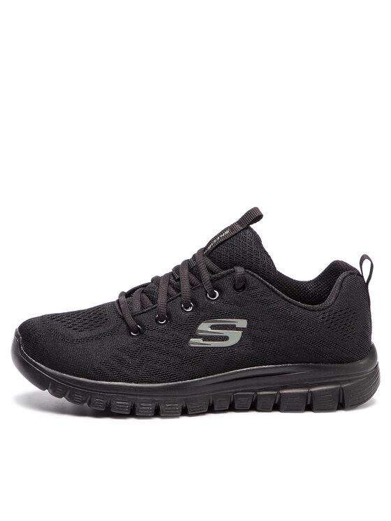 Skechers Snīkeri Skechers Get Connected 12615/BBK Melns