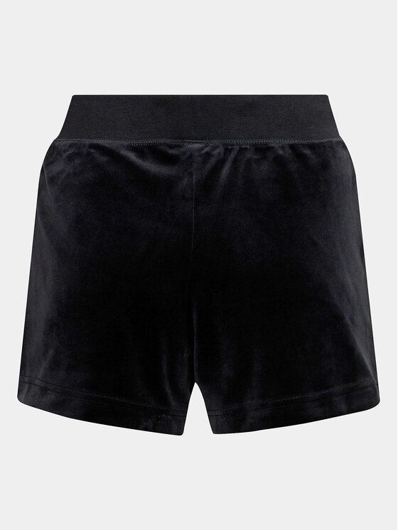 Juicy Couture Juicy Couture Pantalones cortos deportivos Eve JCCH221001 Negro Regular Fit