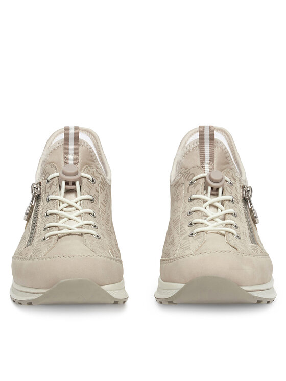 Rieker Sneakersy Rieker N1455-62 Béžová