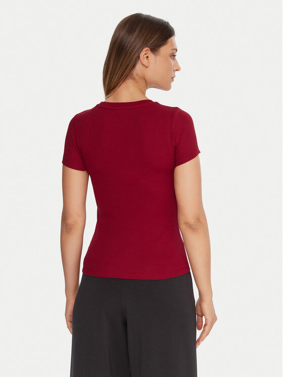 Guess Jeans Guess Jeans Camiseta W5BP45 KA0H1 Rojo Slim Fit