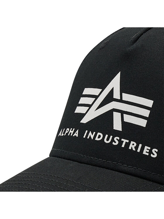Alpha Industries Kepurė su snapeliu Alpha Industries Basic Trucker Cap 186902 Juoda