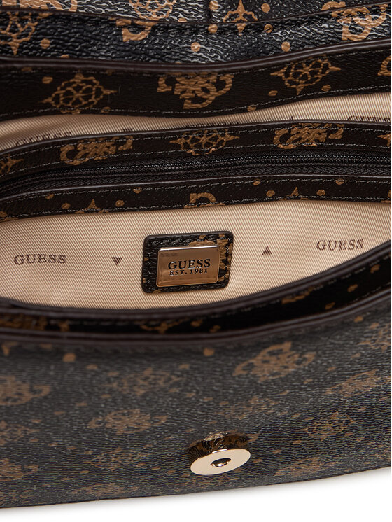 Guess Сумка Guess Carrie Logo HWGP98 98200 Коричневий