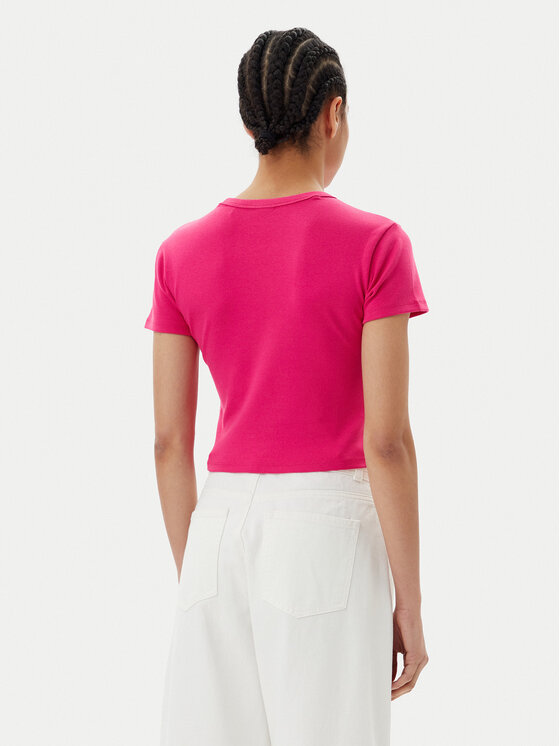 HUGO HUGO Футболка Delanor 50512000 Рожевий Slim Fit