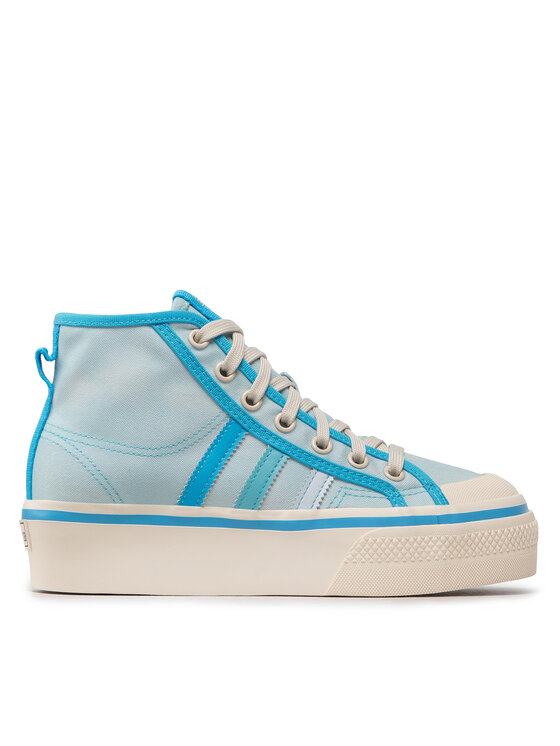 adidas Кеди adidas Nizza Platform Mid GX4604 Голубий