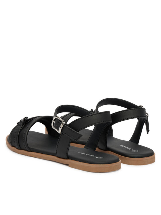 Calvin Klein Sandały Calvin Klein Velcro Sandal V3A2-83247-1752 Czarny