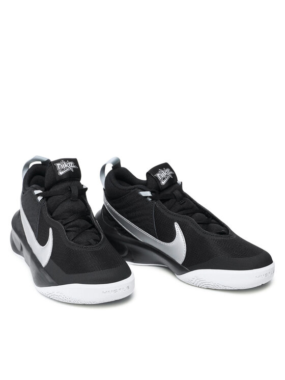 Nike Μπασκετικά Παπούτσια Nike Team Hustle D 10 (Gs) CW6735 004 Μαύρο