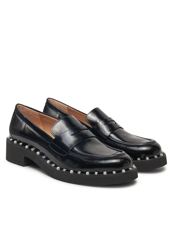 Stuart Weitzman Лофери Stuart Weitzman Reverie Loafer SK032 Чорний