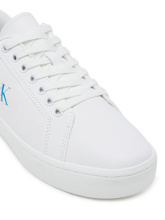 Calvin Klein Jeans Tenisice Calvin Klein Jeans Classic Cupsole Ru Patch Lth Wn YW0YW01845 Bijela