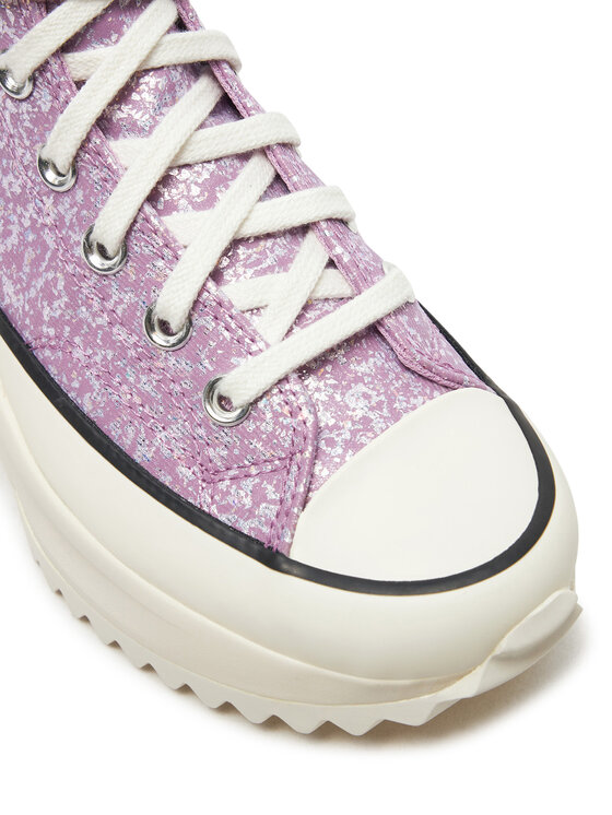 Converse Kedas Converse Run Star Hike Platform Glitter A10096C Rozā