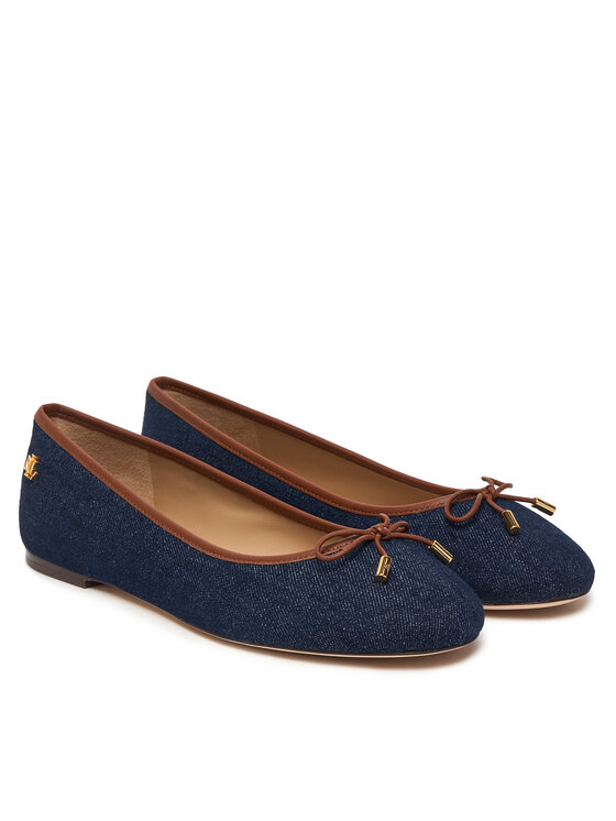 LAUREN RALPH LAUREN Balerinos LAUREN RALPH LAUREN Jayna 802P04386001 Tamsiai mėlyna