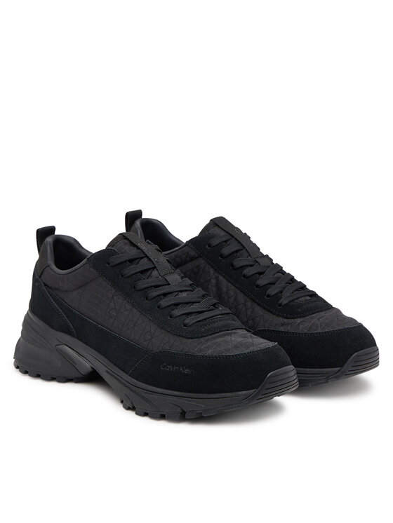 Calvin Klein Sneakersy Calvin Klein Hike Runner Casual NY-Su Aop YM0YM01378 Čierna