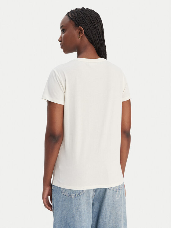 Liu Jo Sport Liu Jo Sport Camiseta TA6056 JS923 Écru Regular Fit