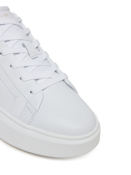 Tommy Hilfiger Sneakersy Tommy Hilfiger Chic Platform Gold FW0FW08817 Bílá