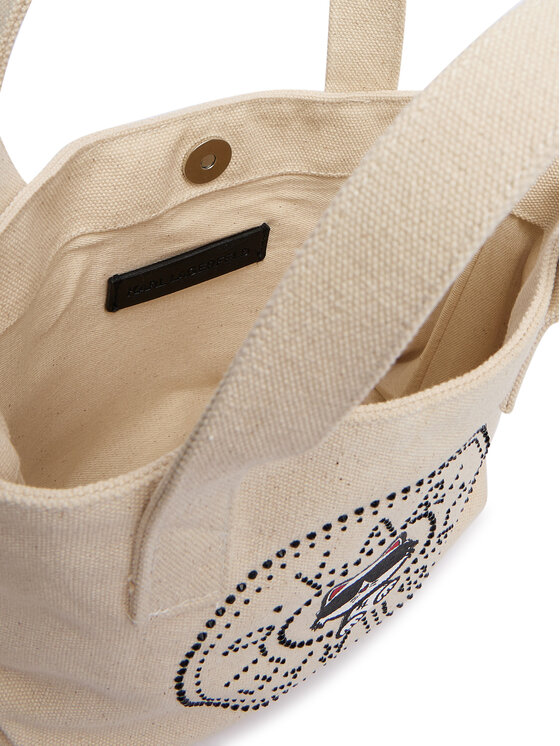 KARL LAGERFELD Torebka KARL LAGERFELD B2W50089 Kremowy