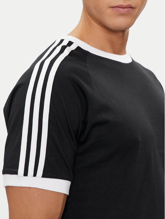 adidas adidas Camiseta Adicolor Classics 3-Stripes T-Shirt IA4845 Negro Slim Fit