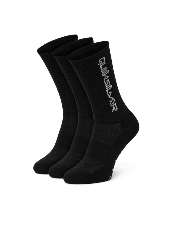 Quiksilver Skarpety długie Quiksilver AS_QUIKSILVER_100W_SS25 (3-PACK) Czarny